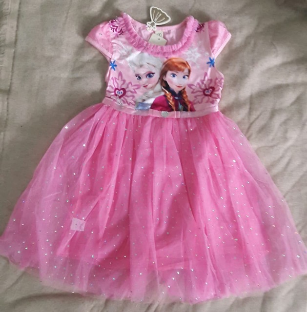 [HCM]Váy Công Chúa Elsa Frozen Bé Gái