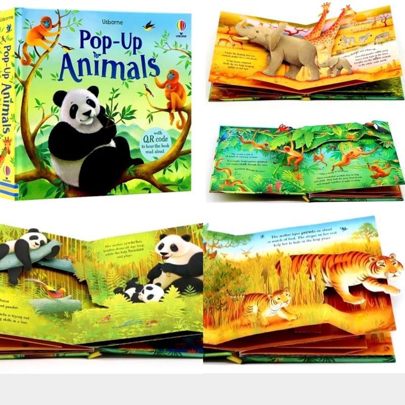 Sách tương tác tiếng Anh:  Pop-up Animals