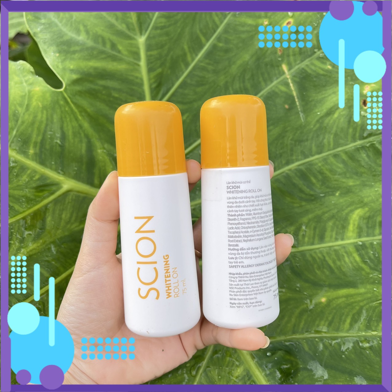 Lăn khử mùi Scion Nuskin mẫu mới – Mỹ
