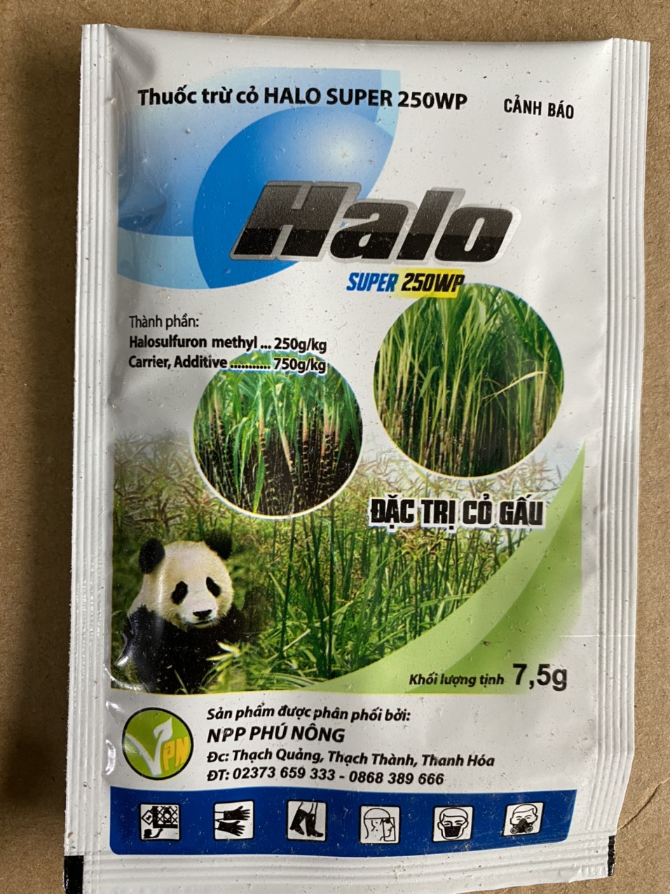 Thuốc trừ cỏ gấu Halo super 250WP (gói 7,5gr)