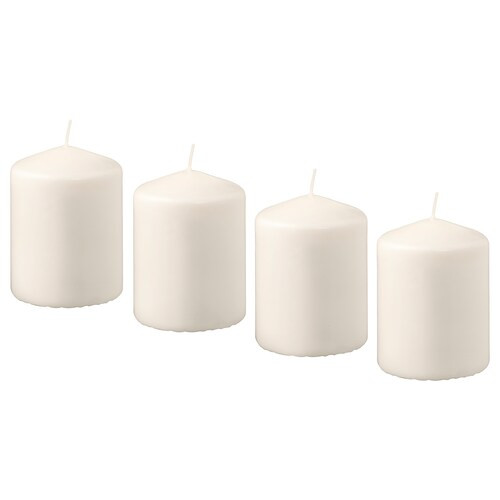 Bộ 4 Nến Block Hemsjo Ikea