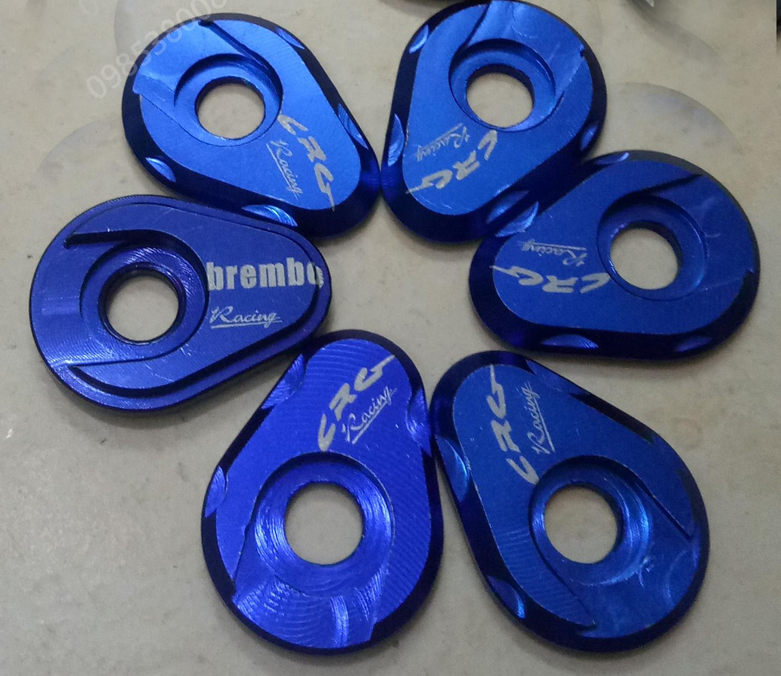 Long đền chân đèn Xi Nhan Nhôm CNC (xanh dương)