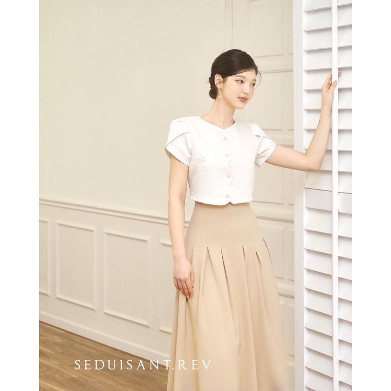 Audrey Top - áo croptop tafta gấm SEDUISANT.REV