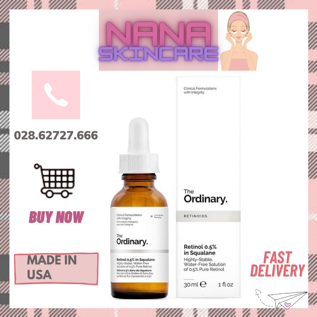 [HCM]The Ordinary  Retinol 0.5% in Squalane 30ml