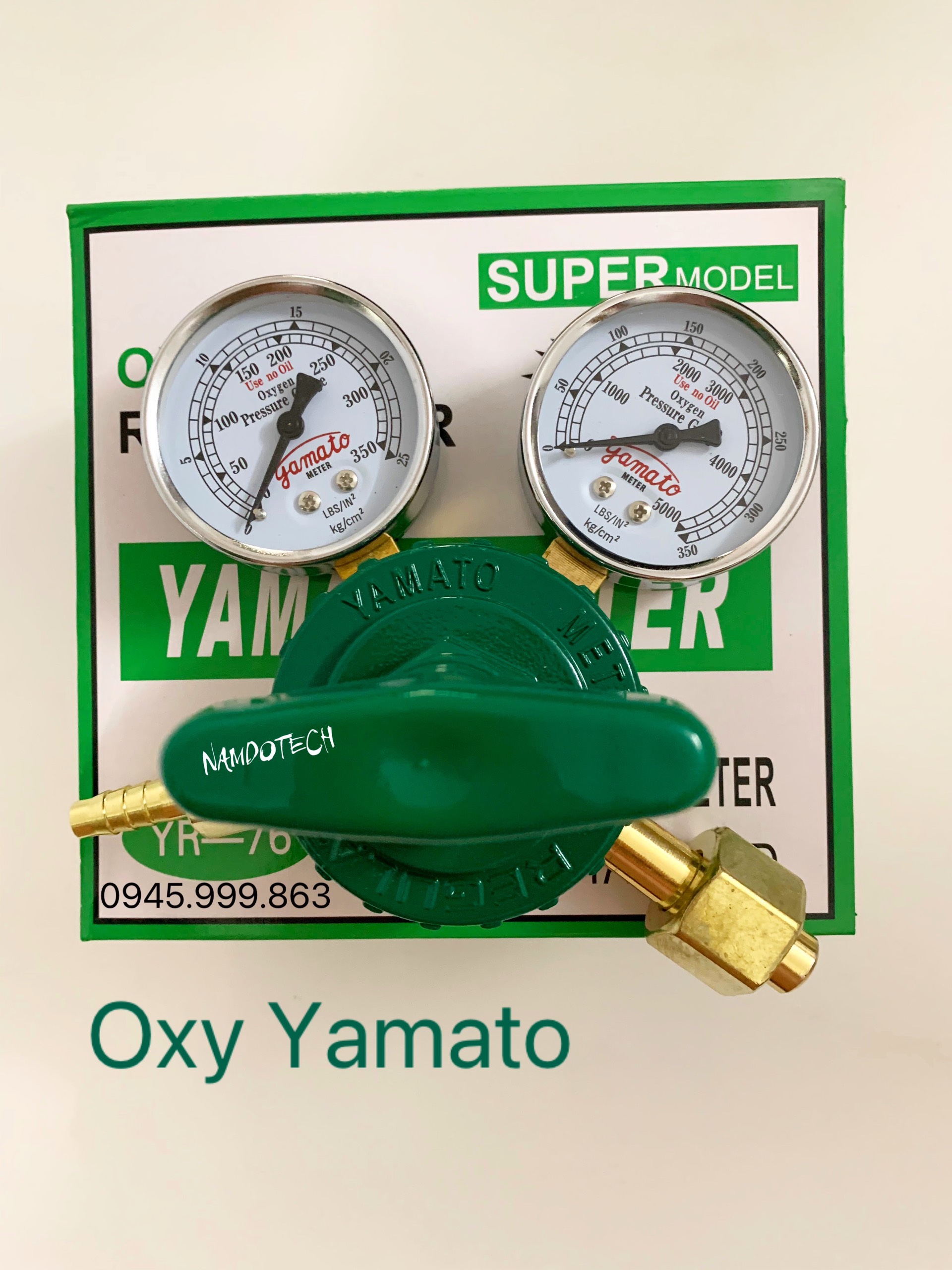 Đồng hồ gió đá oxy - gas yamato