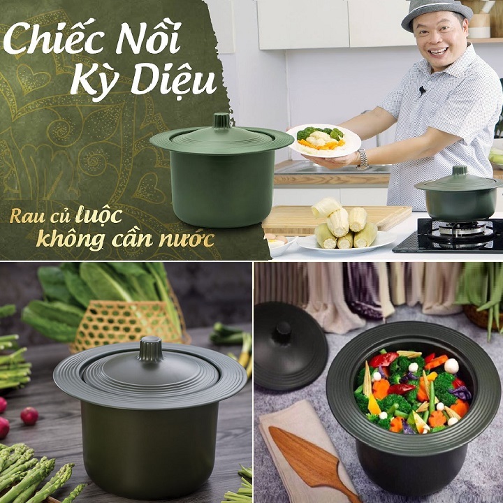 [HCM]nồi sứ minh long 1L vành tròn - nồi đất minh long