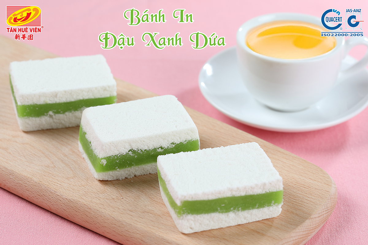 Bánh in 10 miếng dứa Tân Huê Viên