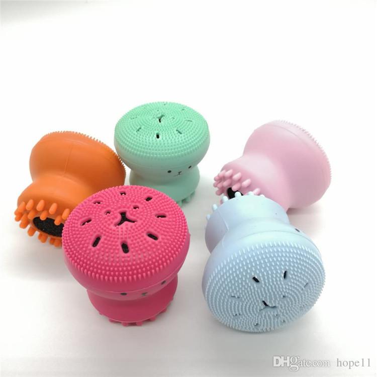 Cọ Rửa Mặt Và Massage Bạch Tuộc