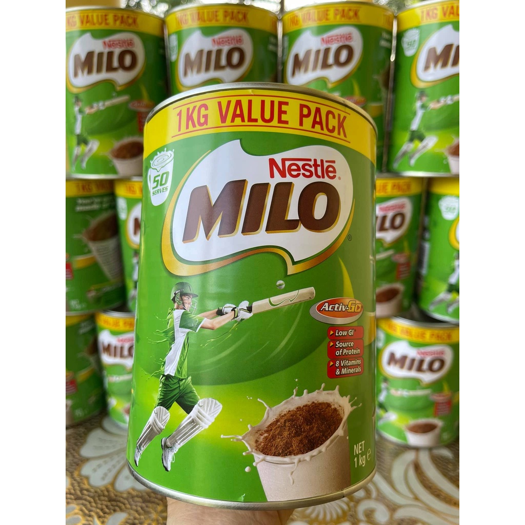 Sữa Bột Milo Nestle Value Pack Úc 1000g