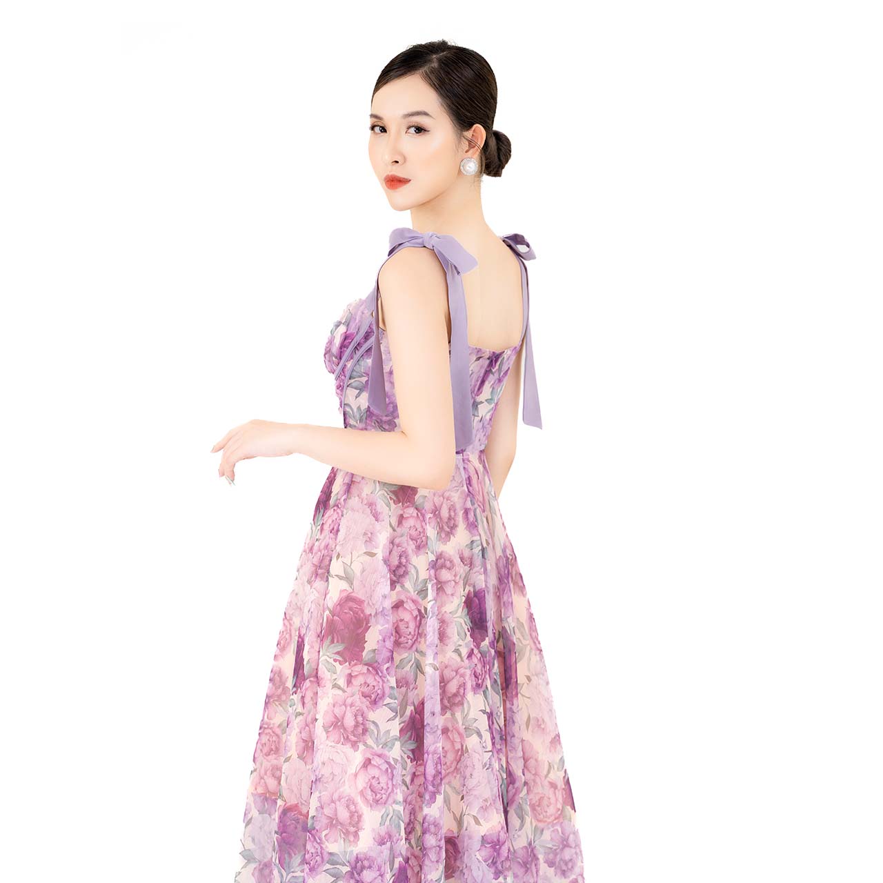 Váy hoa cúp ngực LUSA V0022
