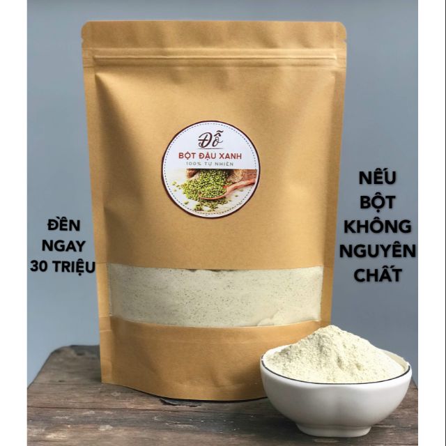 100g 250g bột đậu xanh handmade nguyên chất 100% handmade