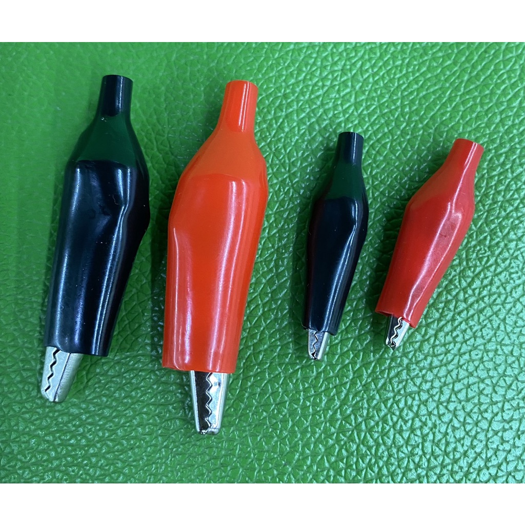 Combo 5 đôi Kẹp cá sấu (đỏ + đen) - linh kiện điện tử HCM
