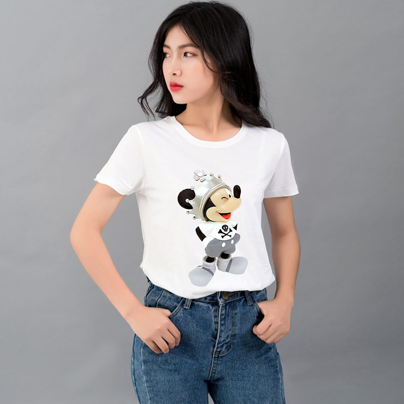Áo thun mickey king and queen cao cấp