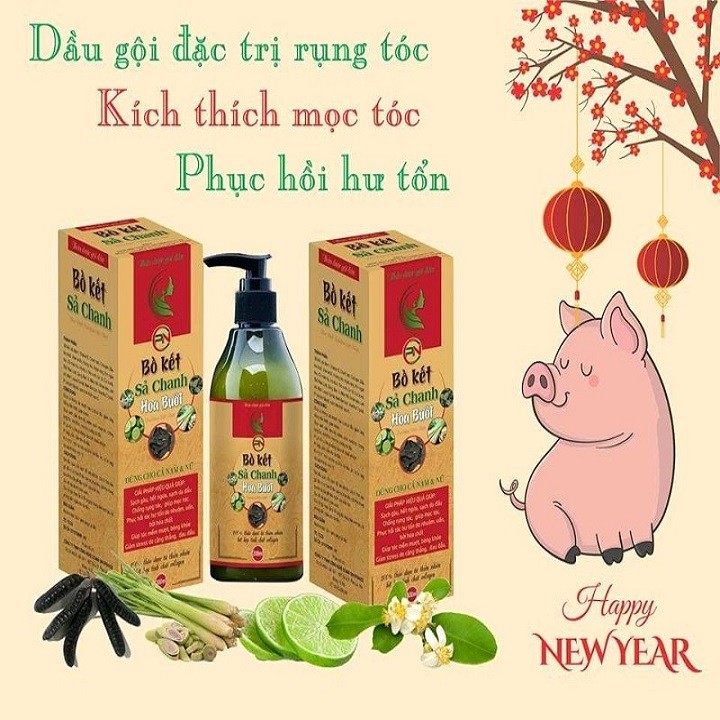 DẦU GỘI  BỒ KẾT SẢ CHANH