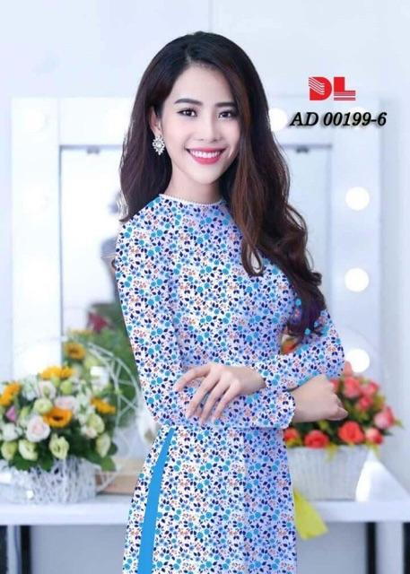 [HCM]Vải áo dài hoa nhí