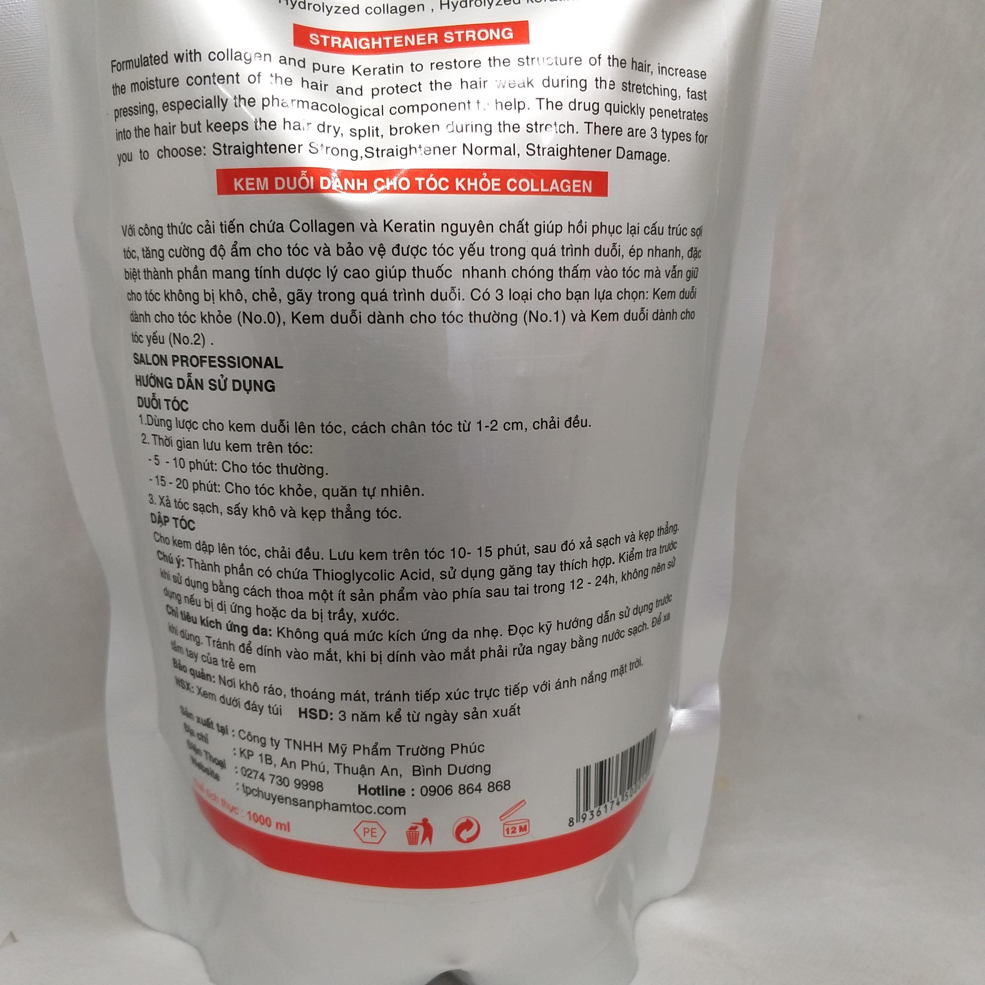 Thuốc duỗi tóc khỏe Beauty Hair 1000 ml ( Dạng kem )