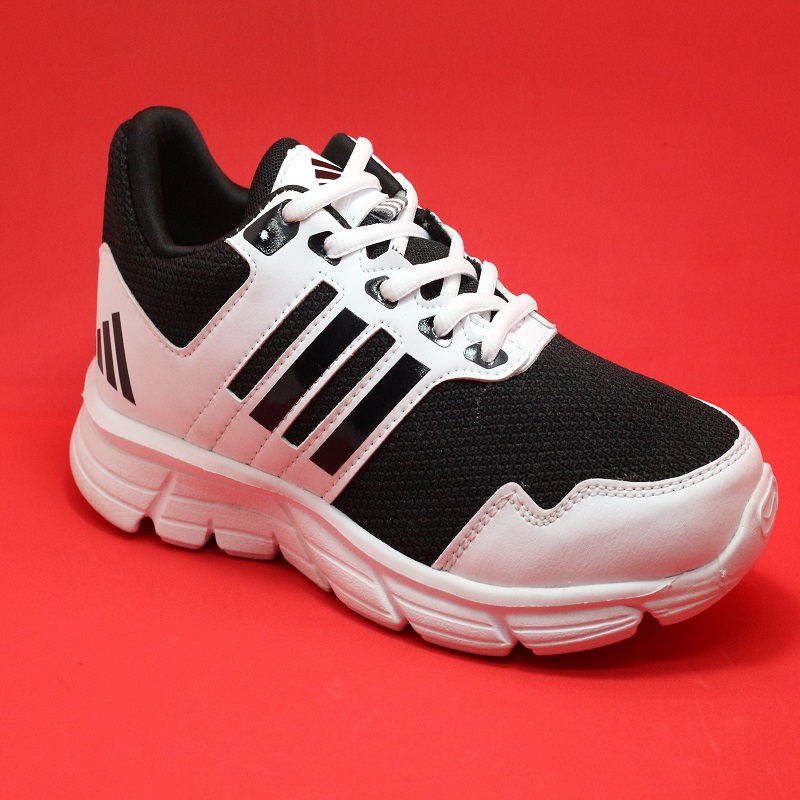 [HCM]Giày sneaker nam nữ trắng sọc đen SP110