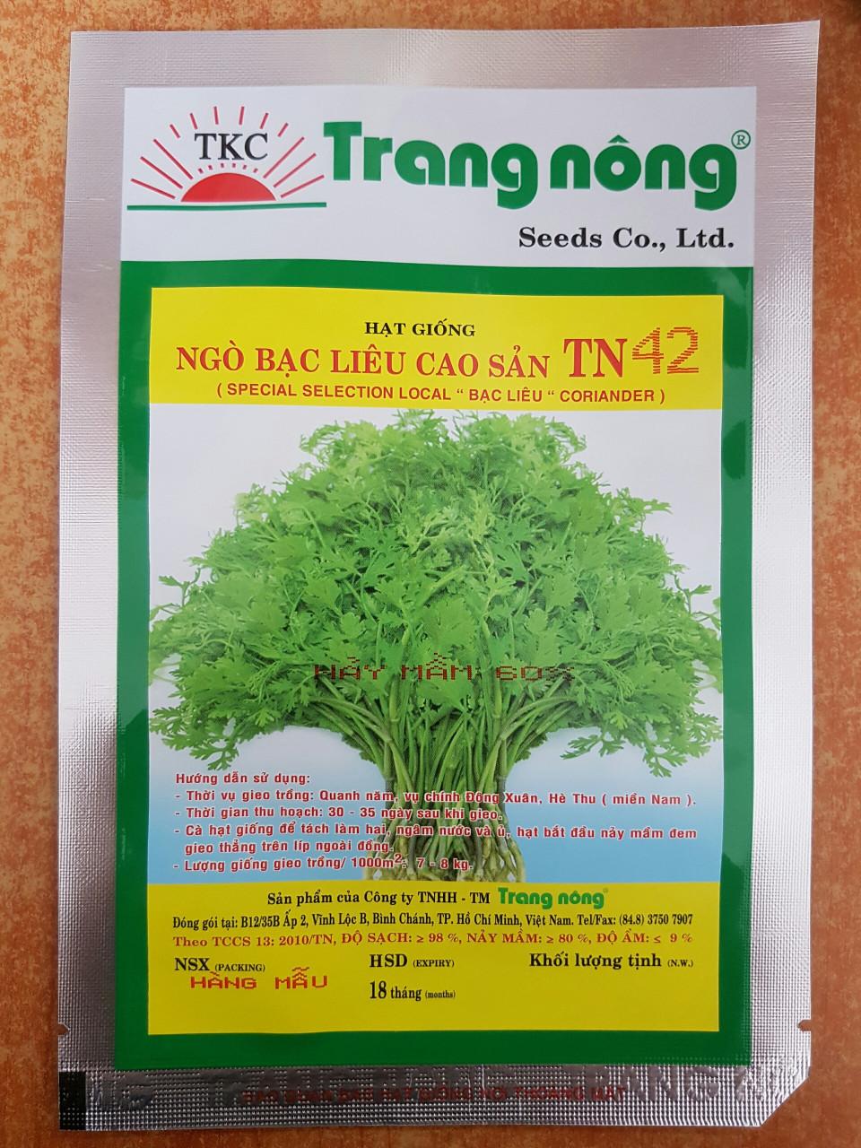 Hạt Giống Ngò Bạc Liêu, Hạt Bể Trang Nông