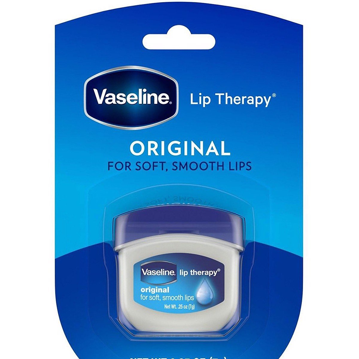 Dưỡng môi Vaseline dạng hũ 7g