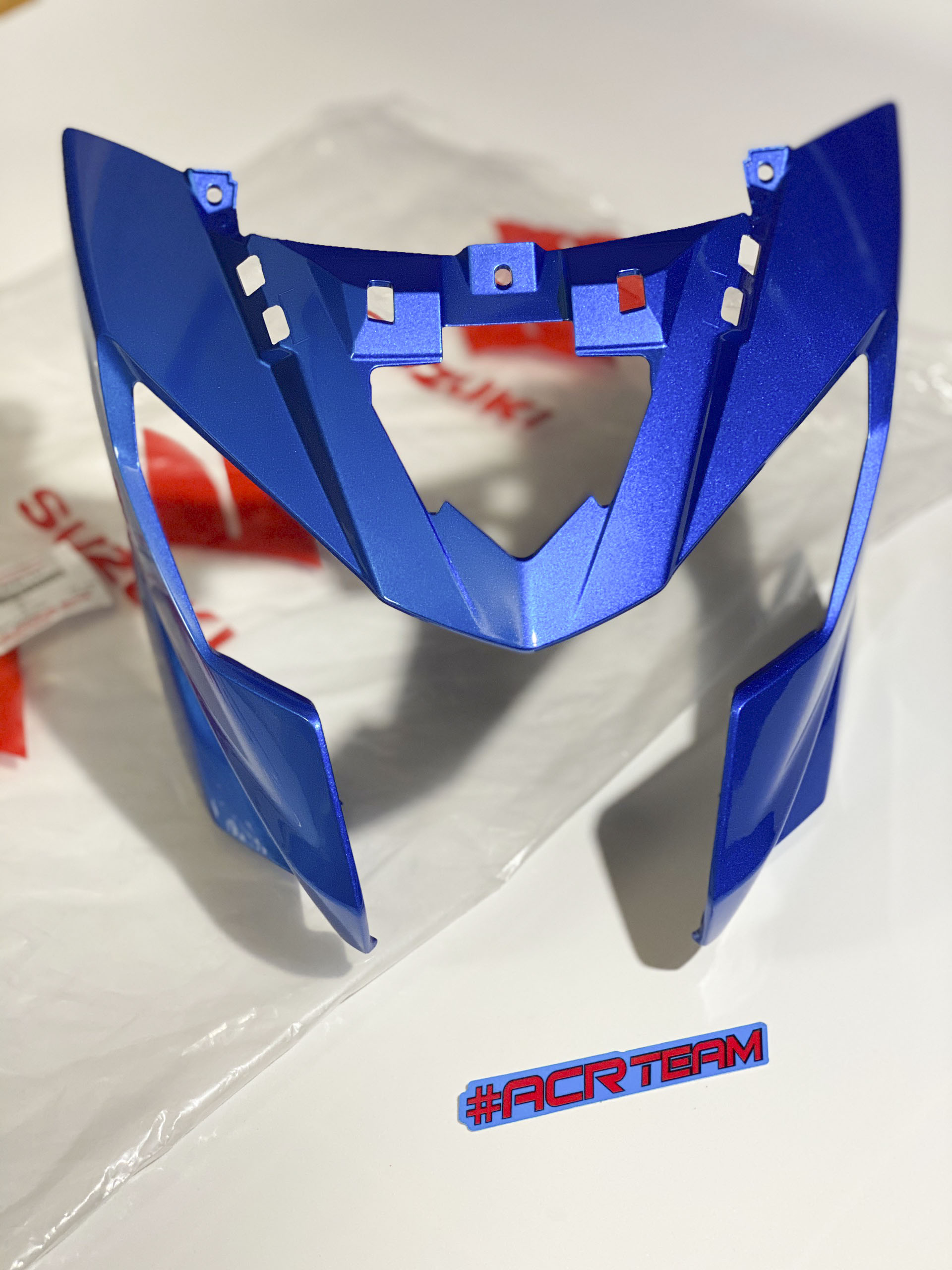 Ốp đầu đèn - satria fi, raider fi - chính hãng