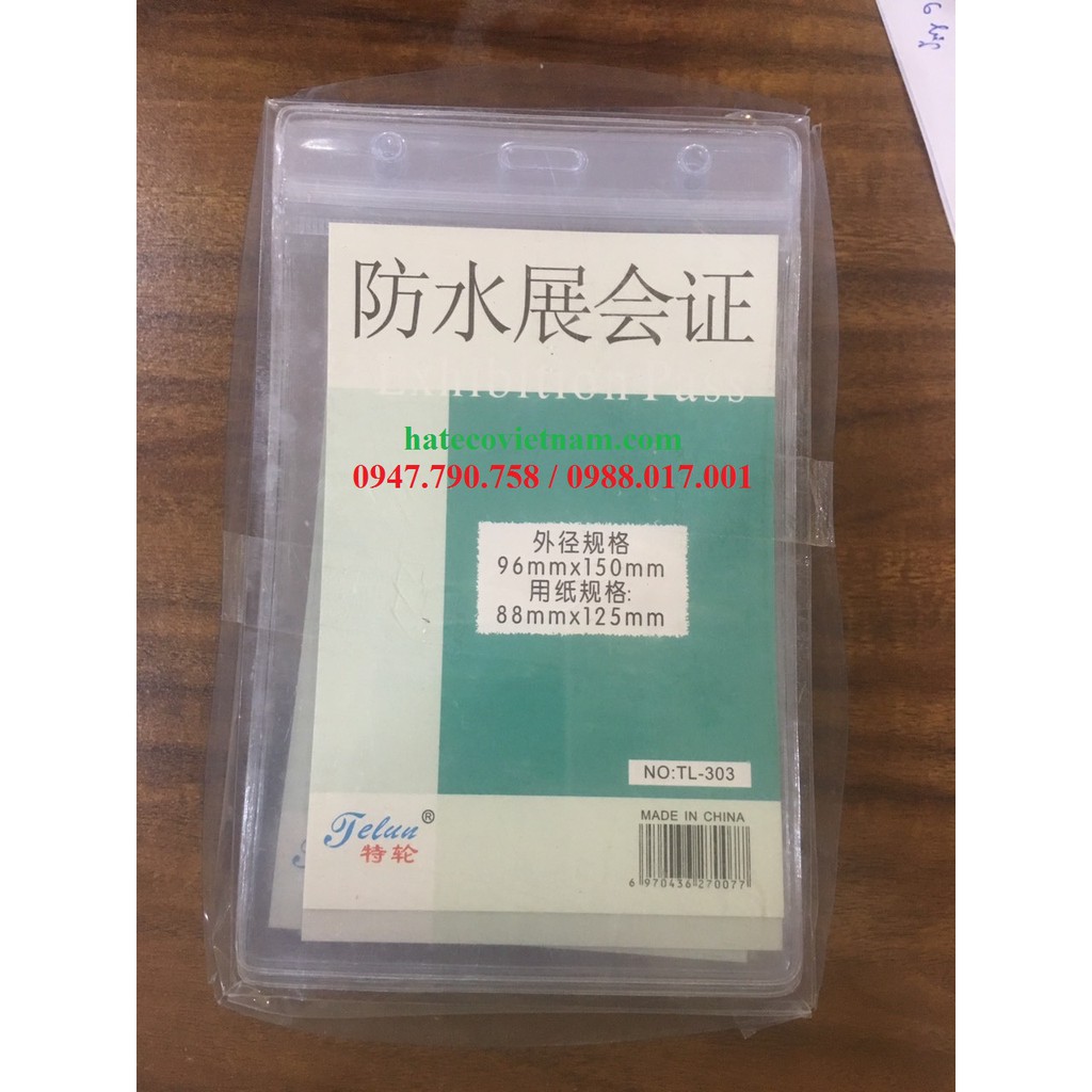 50 bộ thẻ đeo nhân viên gồm mặt thẻ 303 và dây đeo -