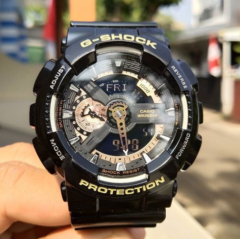 Đồng hồ nam G-Shock Ga110 thể thao Kim điện tử full box, Chống nước, chống va đập, nam tính mạnh mẽ 3 màu lựa chọn, 55mm