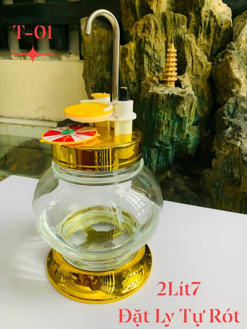 BÌNH RÓT RƯỢU TỰ ĐỘNG - ĐẶT LY TỰ RÓT