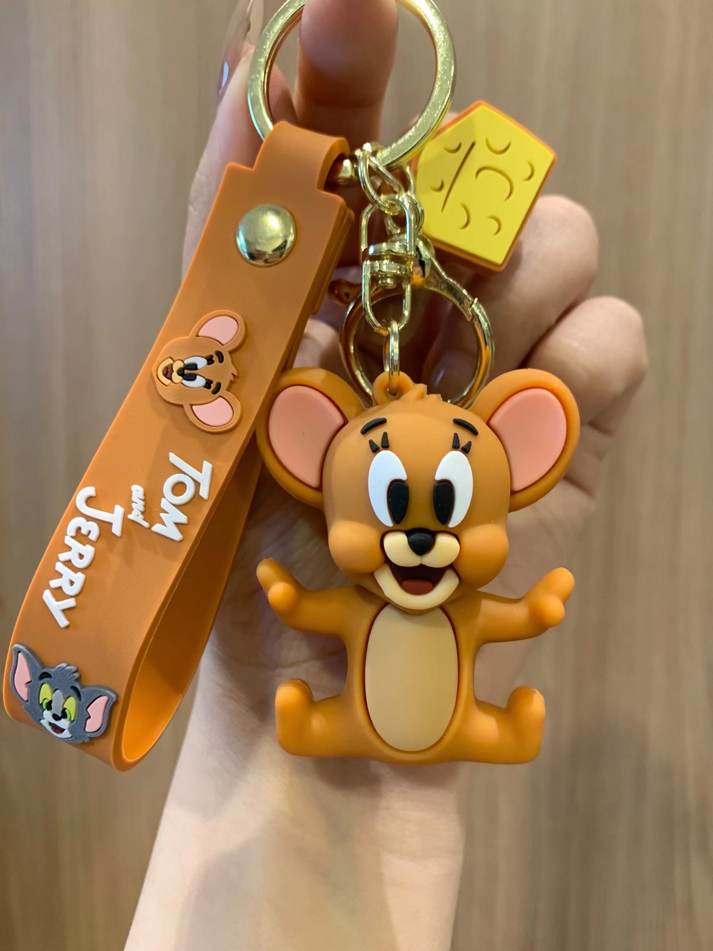 Móc khóa silicon hoạt hình tom và jerry siêu đáng yêu dành cho cặp đôi