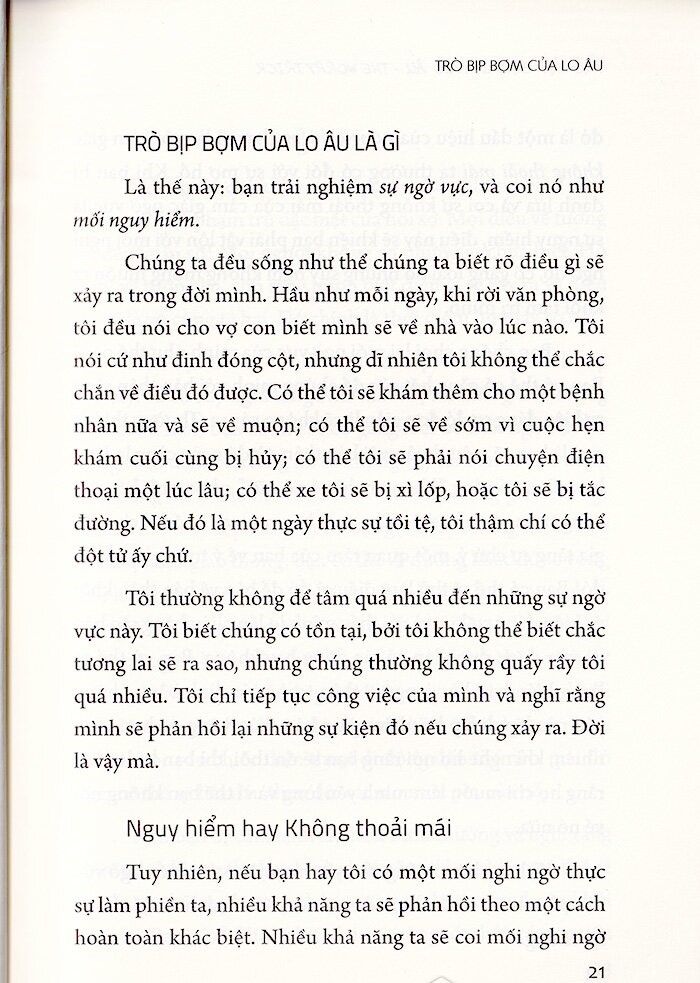 Sách: Trò Bịp Bợm Của Lo Âu - The Worry Trick
