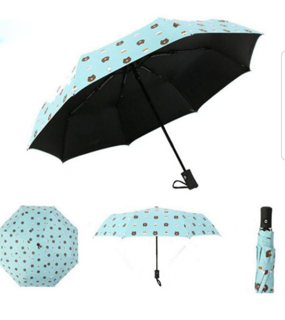 Dù (ô) đi mưa/ nắng Gấu Brown tiện lợi dễ thương