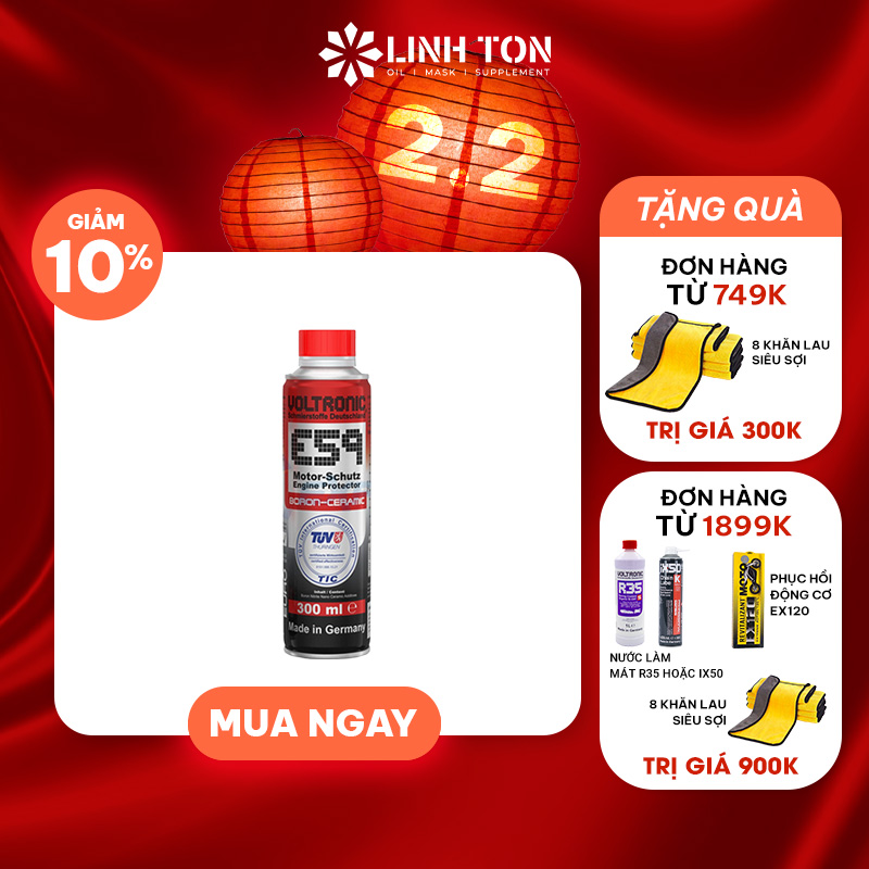 Phụ gia phủ sứ Voltronic E59 Motor-Schutz Engine Protector (Ceramic)