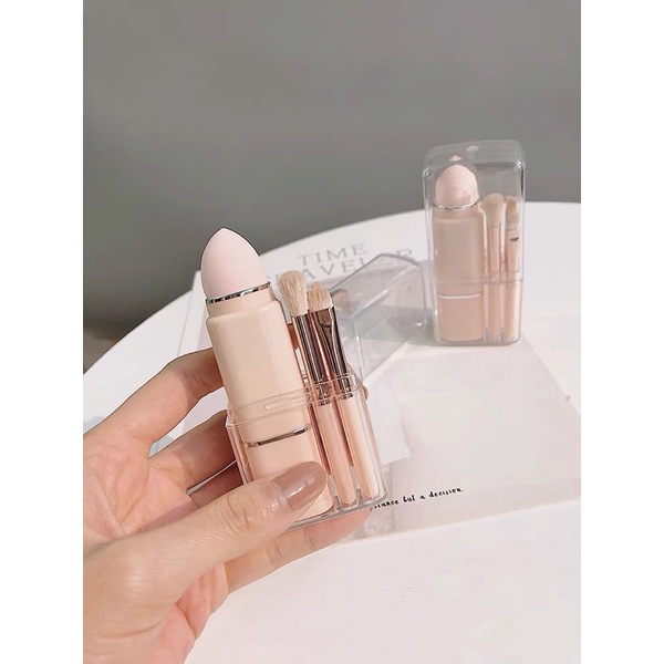 CRUSH Cọ Trang Điểm/bộ Cọ Trang Điểm/bộ Make Up Đầy Đủ Chải 8 Que Bằng Hộp Nhựa