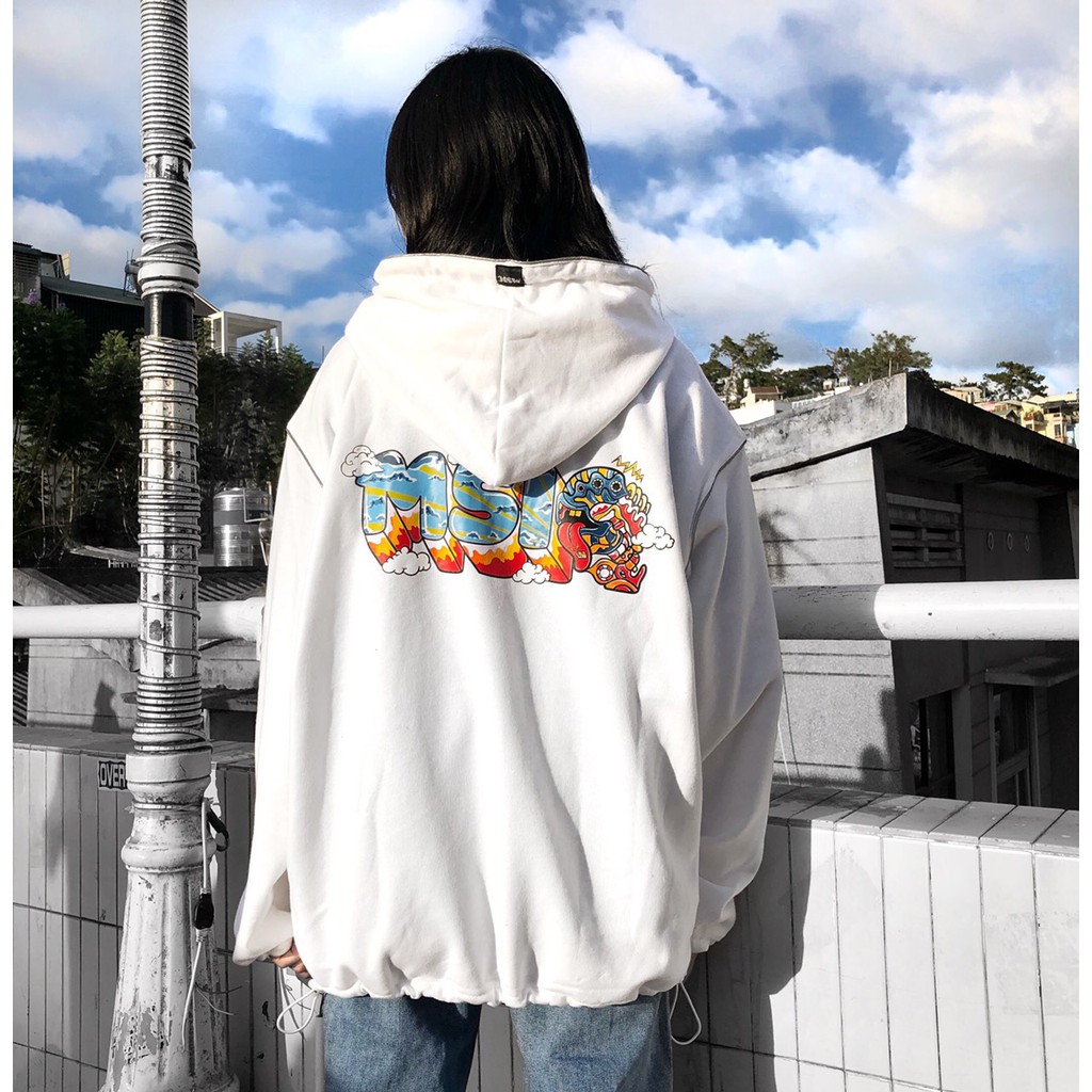 Áo Hoodie Msic (Trắng)