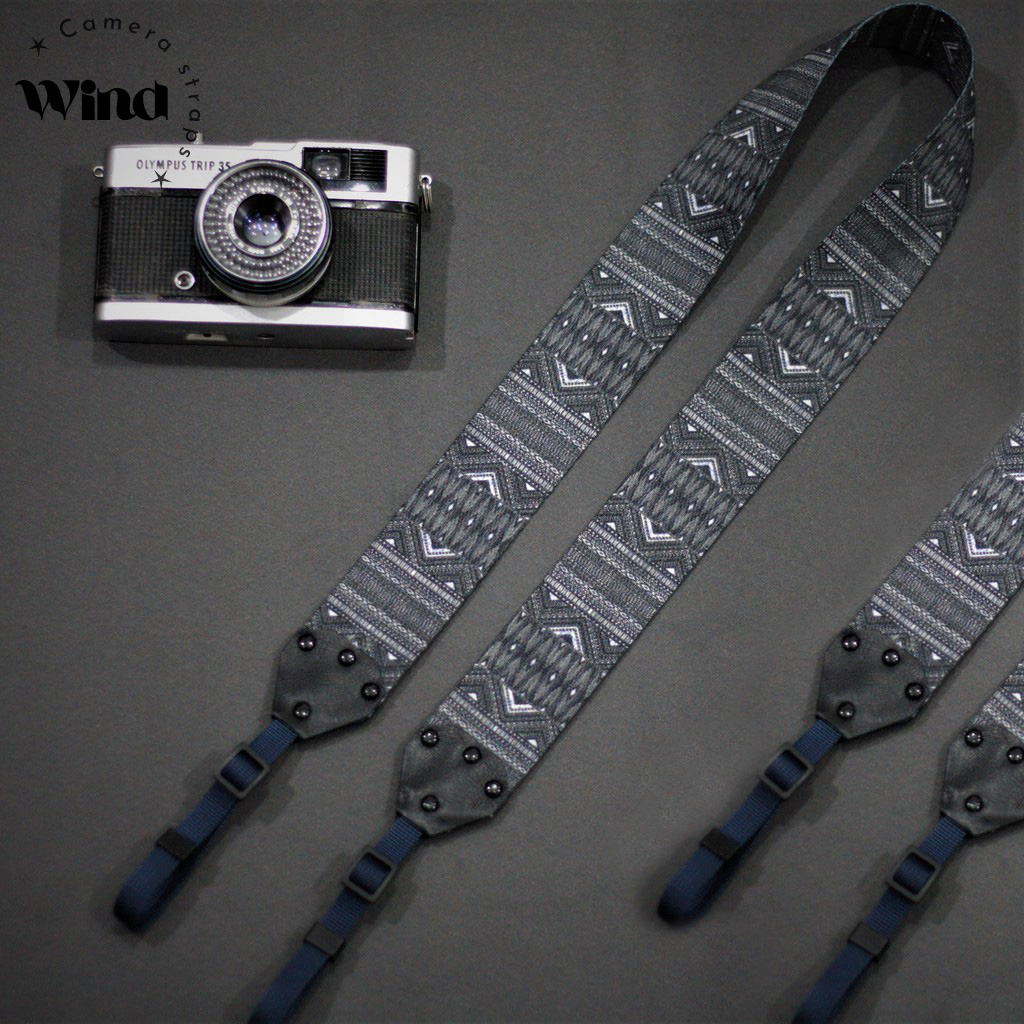 [CAMERA] Dây Đeo Máy Ảnh Classical Thổ Cẩm Hoa Văn