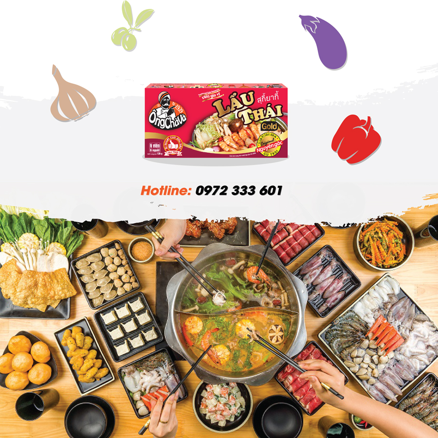 Thai Hot Pot Cubes 126g (10 packs/combo)