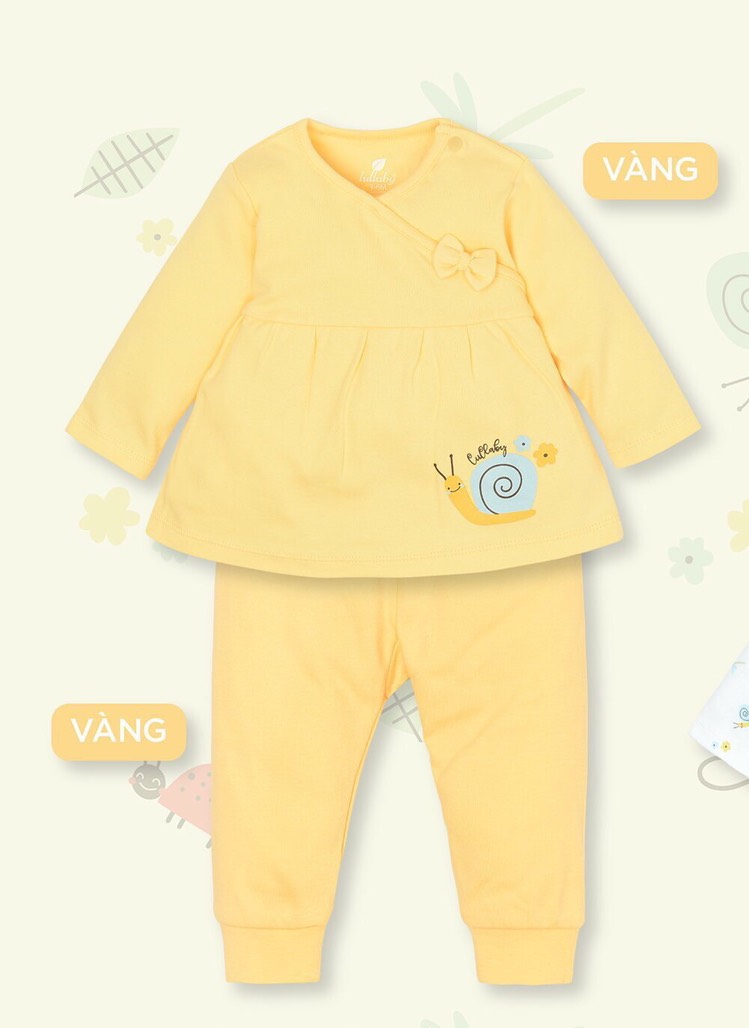 Bộ cổ tim bé gái Lullaby [NH674-675] (Sz 6m-4y)