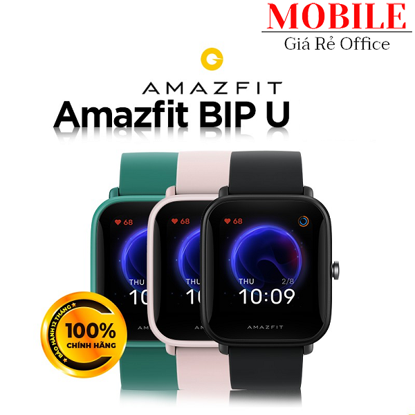 Smartwatch Xiaomi Amazfit Bip U - Hàng chính hãng DGW, bảo hành 12 tháng