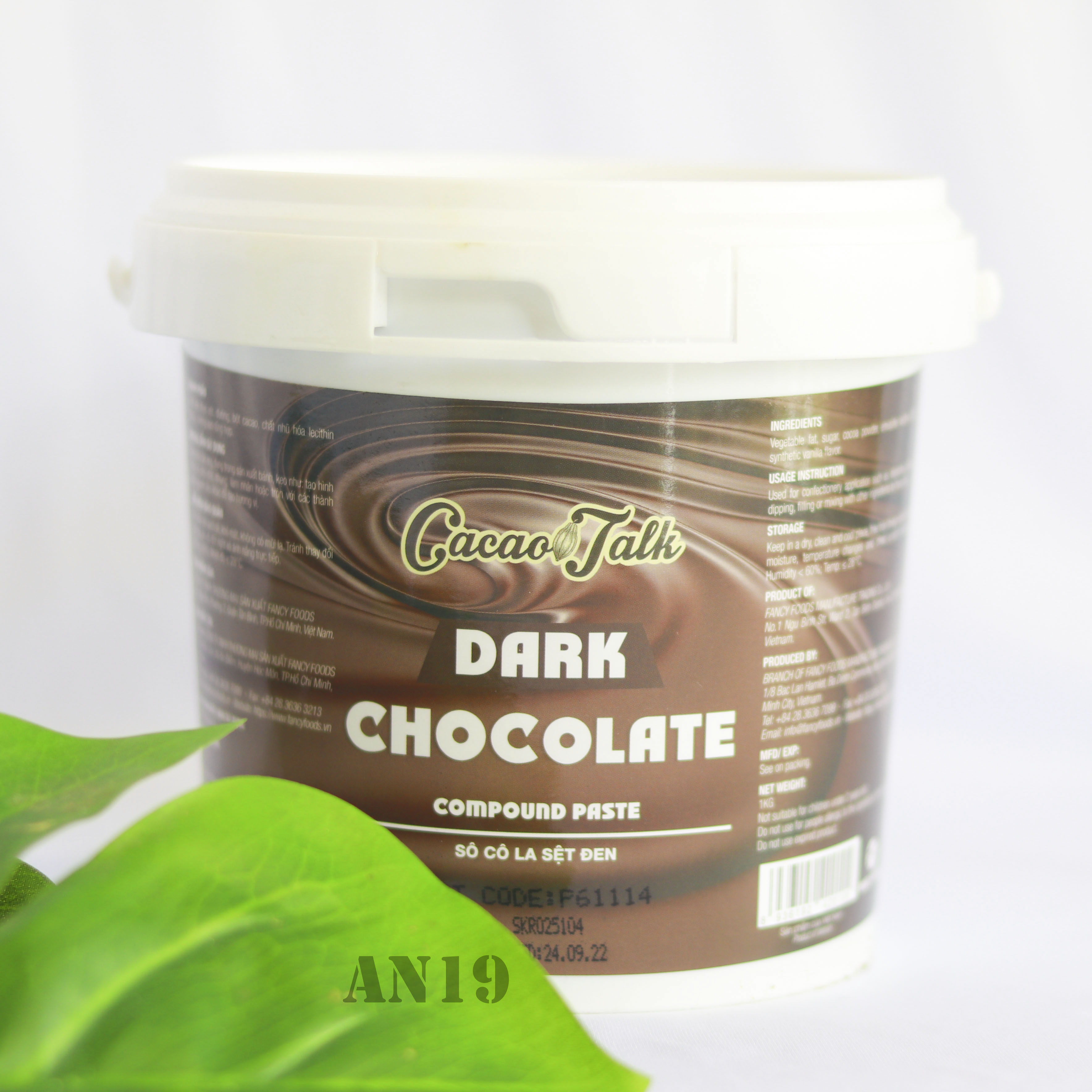 Sô Cô La Sệt Đen Cacao Talk 1kg
