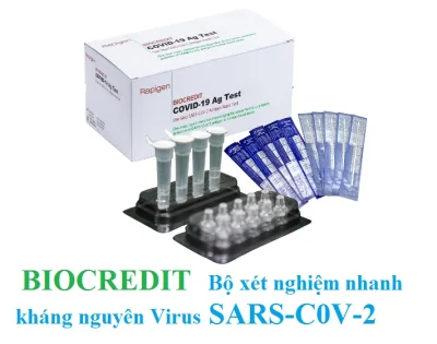 Bộ Test Nhanh Covid 19 BIOCREDIT xét nghiệm nhanh kháng nguyên Virus SARS-CoV-2 Chất lượng Hàn Quốc