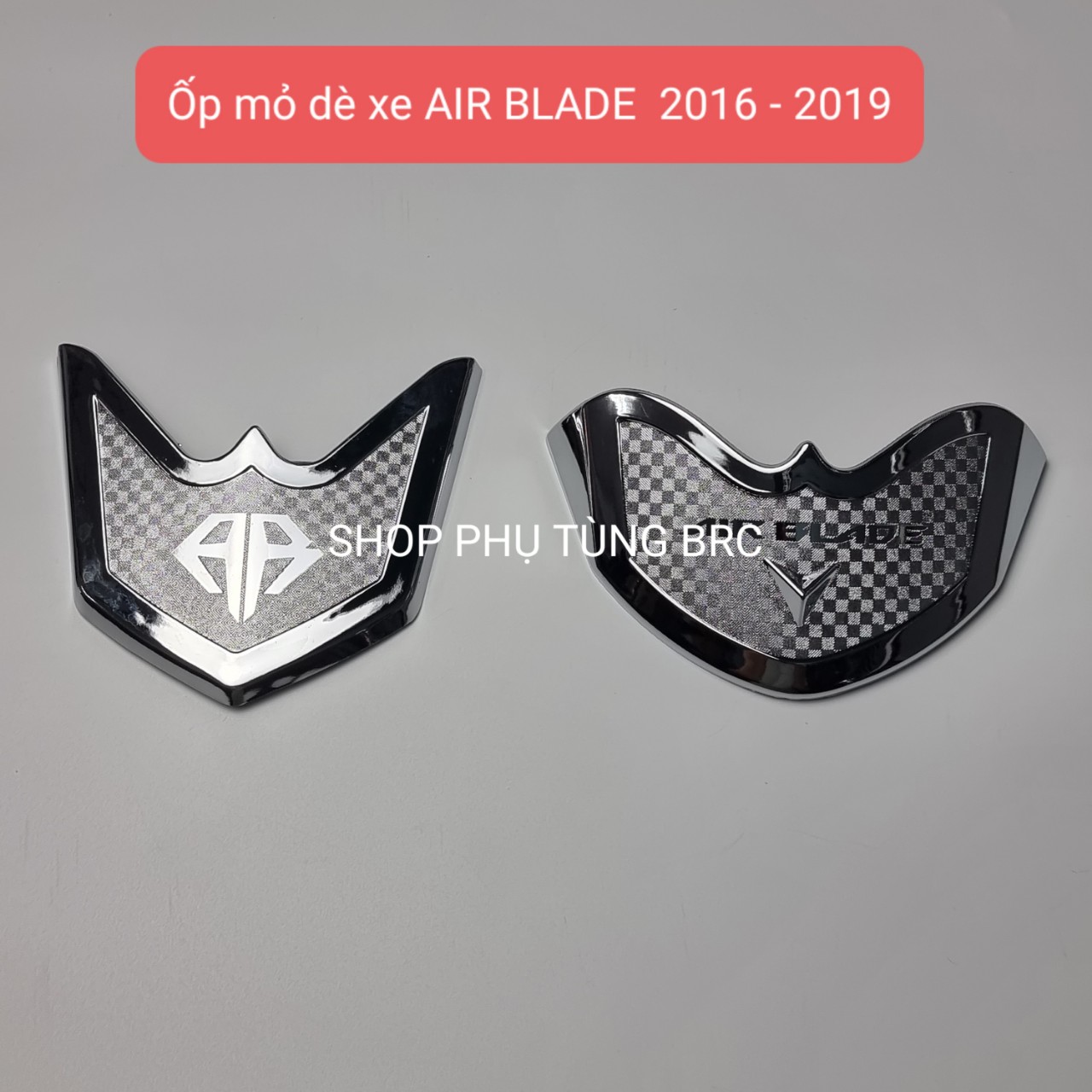 Bộ ốp mỏ dè trước sau xe AIR BLADE 2014 - 2019 ( A/E chọn đời xe trên đơn hàng)