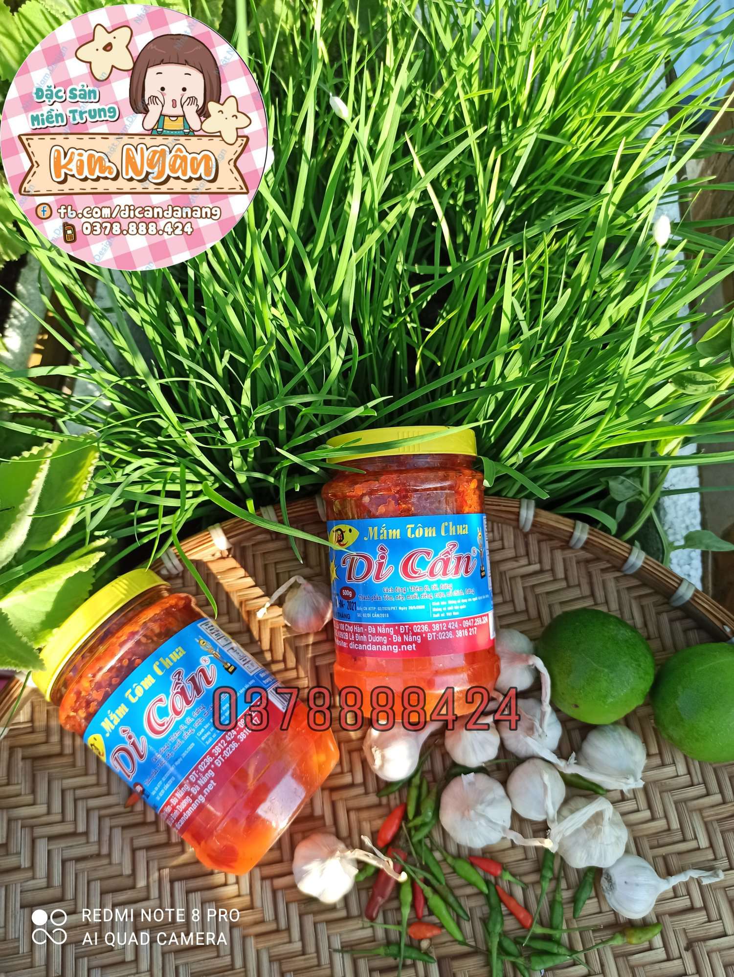 [HCM]2 Hủ Mắm Tôm Chua Dì Cẩn 500g
