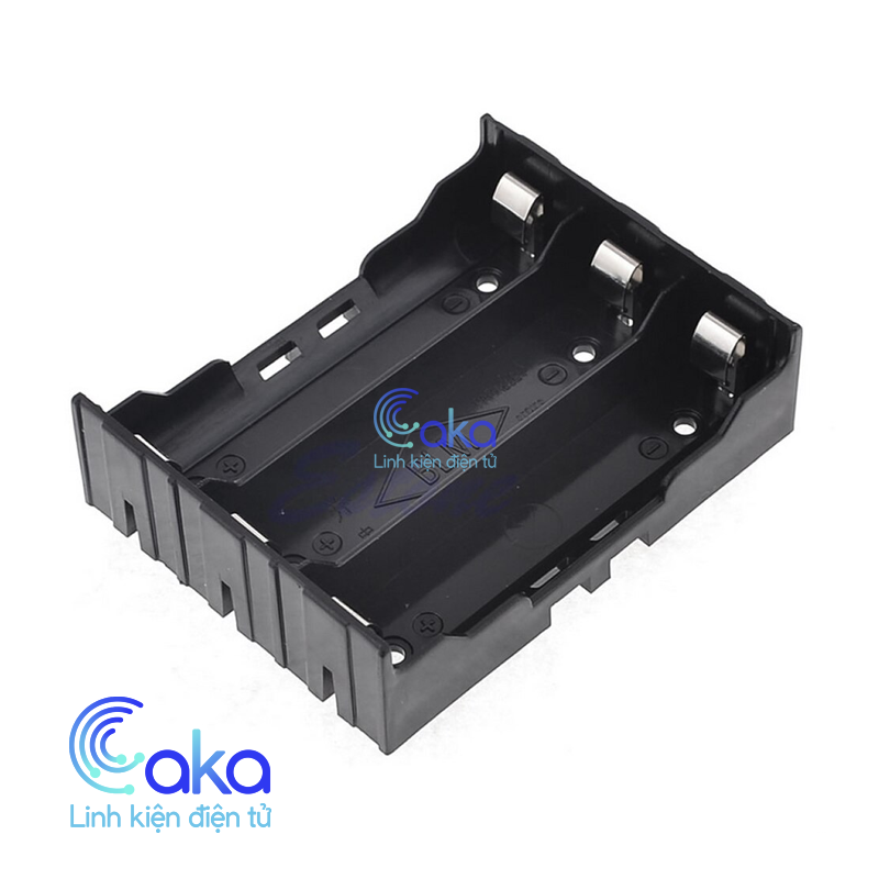 Đế pin 18650 3 pin có chân hàn pcb