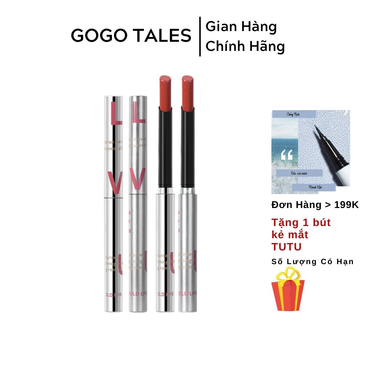 [Chính hãng] Son thỏi Hold Live Tiny Sliver HL516 dạng thỏi mẫu mới 2022