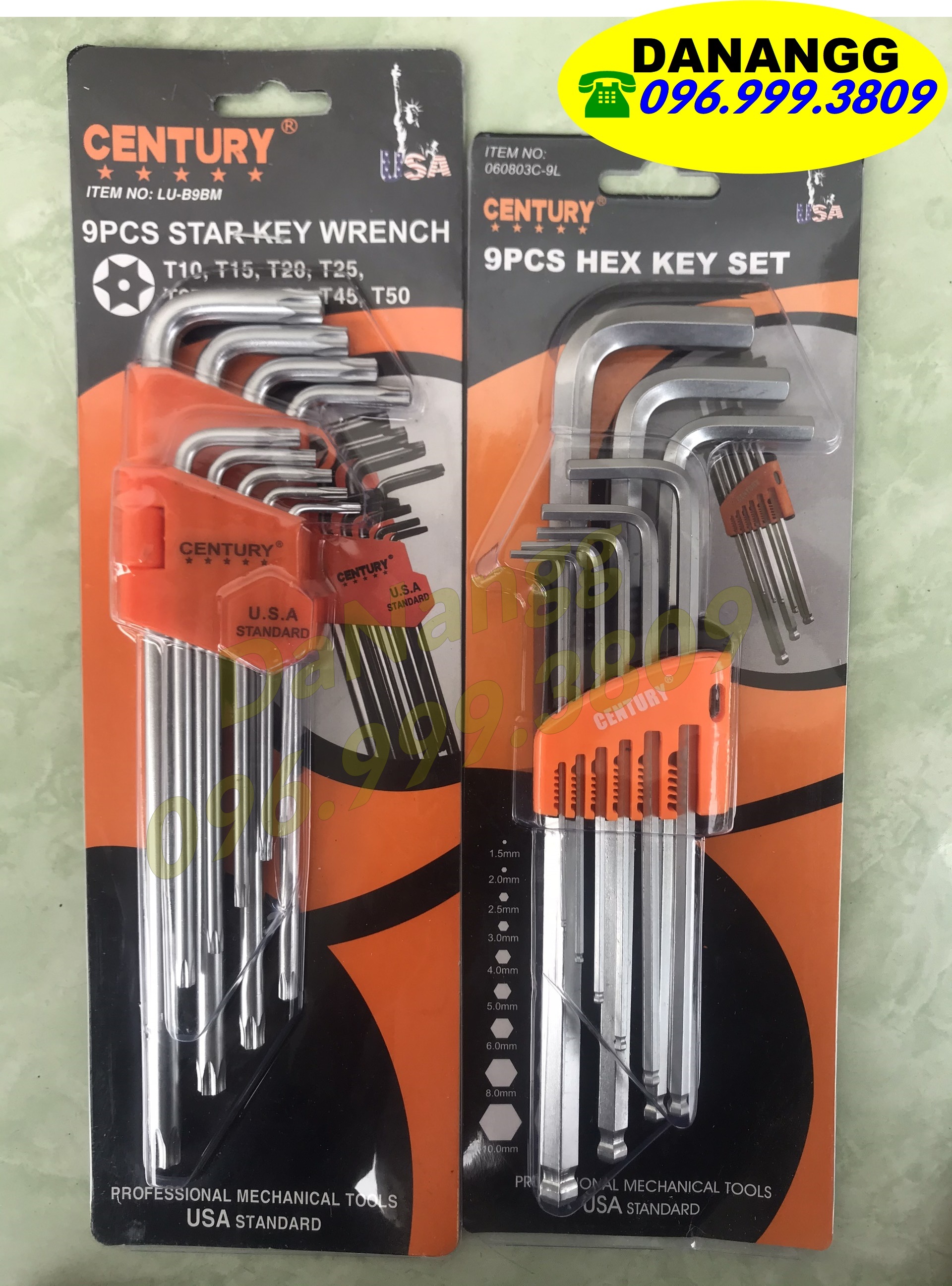 Bộ lục giác bông + bi CENTURY USA