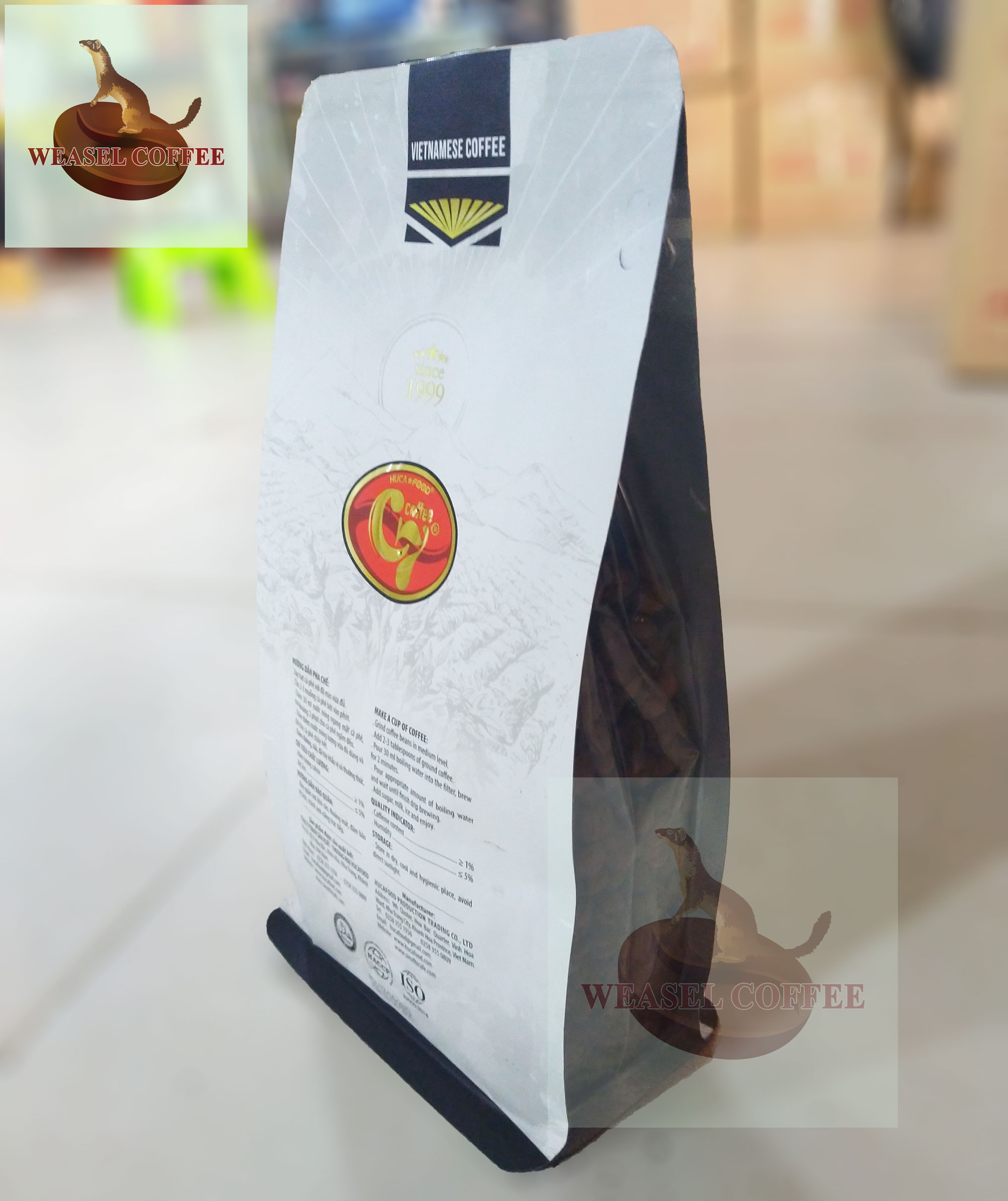 Combo of 2 Bags (1kg of Beans) - Robusta Coffee with Rustic Roasted Musk Flavor