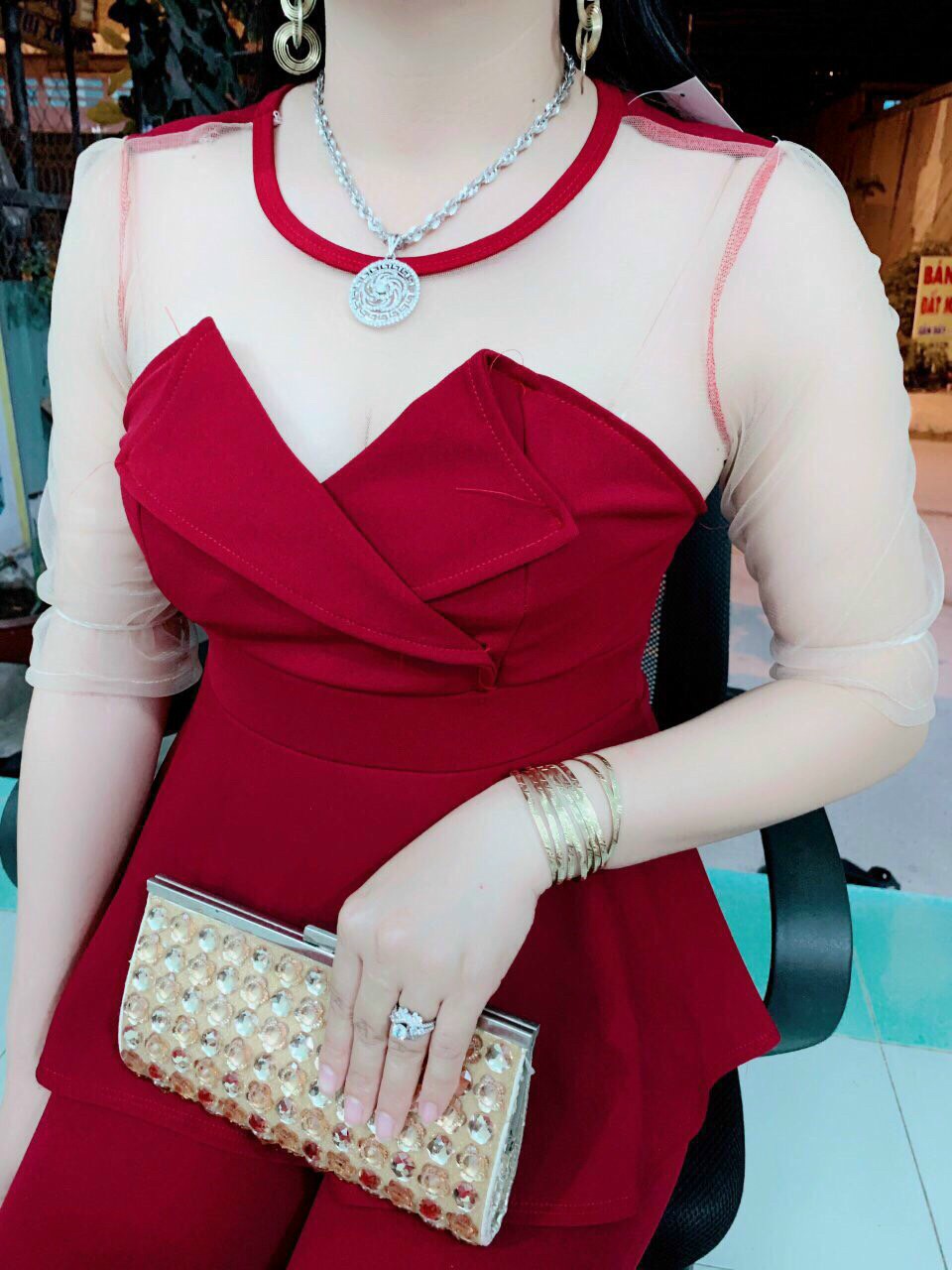 [HCM][HÌNH THẬT] váy nữ đầm tay ren Đầm xoè vintage cúp ngực bắt chéo cổ tròn viền màu siêu xinh đi tiệc đi chơi MTB