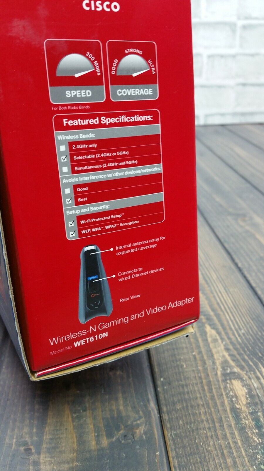 Linksys WET610N Dual-Band Wireless-N Ethernet Bridge