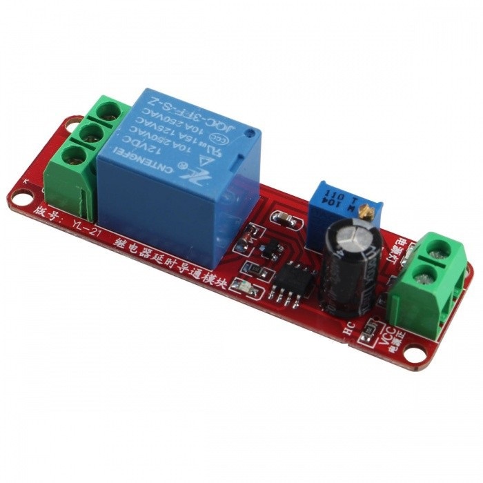 Mạch tạo thười gian TRỄ Đóng relay NE555