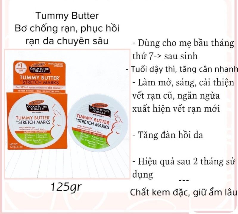 Kem chống rạn da cho mẹ bầu Palmer’s Cacao Butter Formula
