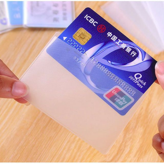 [HCM-TIỆN DỤNG]VỎ BỌC THẺ CĂN CƯỚC, ATM, BẰNG LÁY XE.